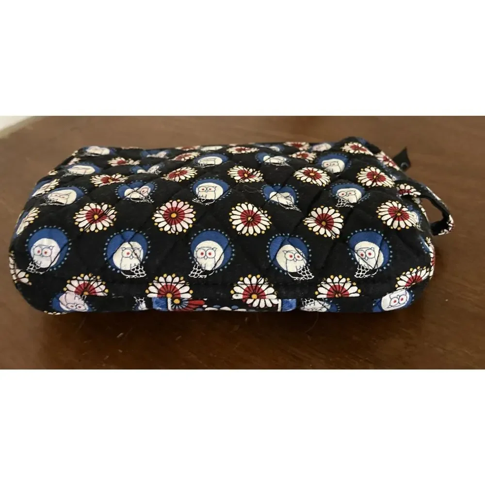 Vera Bradley Cosmetic Bag In Night Owl Pattern Excellent Pre Owned EUC!